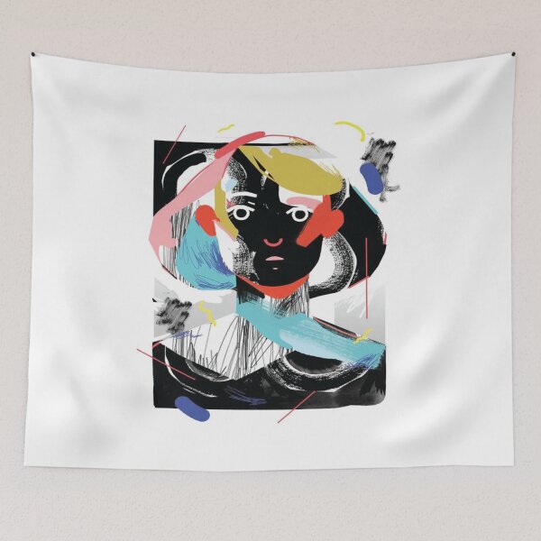 Item preview, Abstract Expressionist Portrait	 designed and sold by BirsaWemihop.