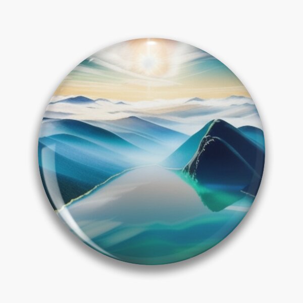 Item preview, Enchanting Mountain Valley At Dusk With Star Angel Wing Clouds designed and sold by EnchantedVista.