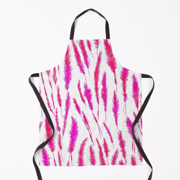Item preview, Hot Pink Grunge Style Wild Grasses on White Background designed and sold by Beachy.
