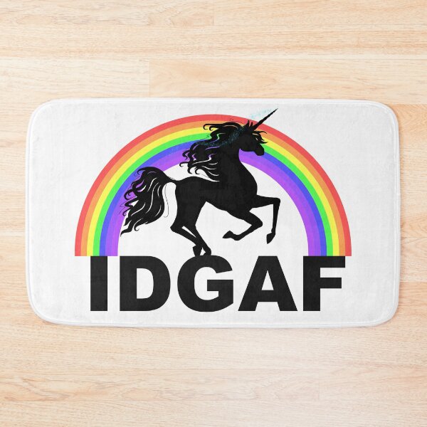 Item preview, IDGAF Magical Sparkly Unicorn designed and sold by missmelodyferal.