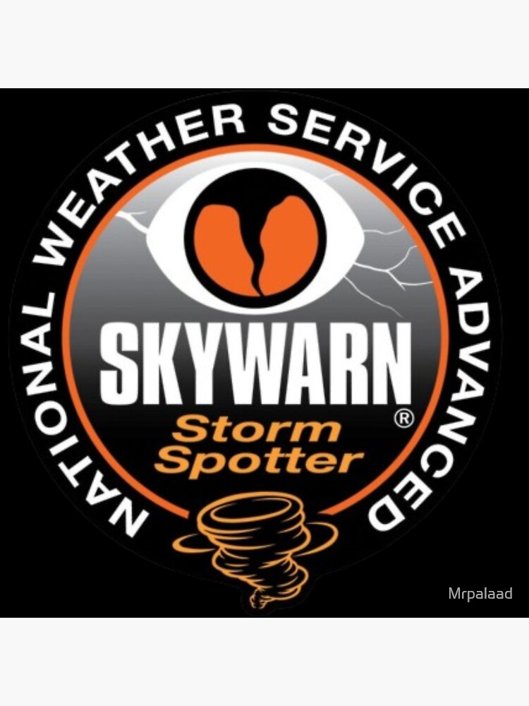 Thumbnail 3 von 3, Sticker, Skywarn-Freiwilliger: Beobachter für Sicherheit bei Unwettern designt und verkauft von Mrpalaad.