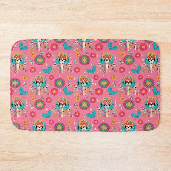 Item preview, Fiesta Forever – Dead or Alive:  Day of Dead Pattern on Pink designed and sold by IraNiva.