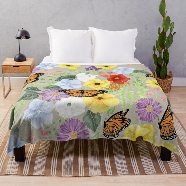 Item preview, Wildflowers of Carnarvon Gorge Cream Large designed and sold by greenerybywendy.