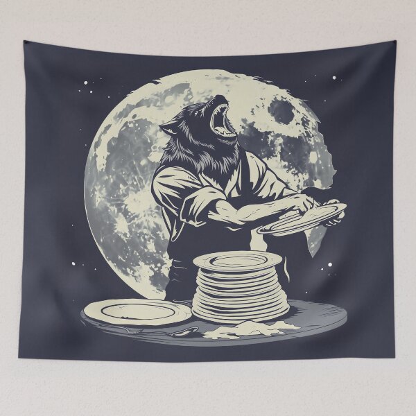 Item preview, Werewolf Waiter Ver.3 Funny Gift designed and sold by Siegfried1988.
