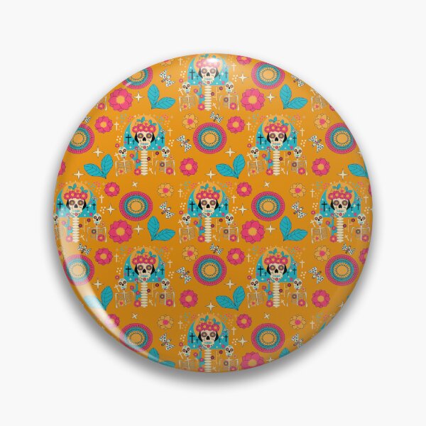 Item preview, Dead Serious About Fun! Day of Dead Pattern On Orange designed and sold by IraNiva.