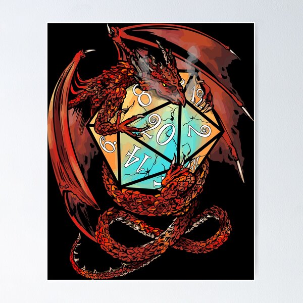 Item preview, Funny Red Dragon Dice designed and sold by KaileeCummerase.