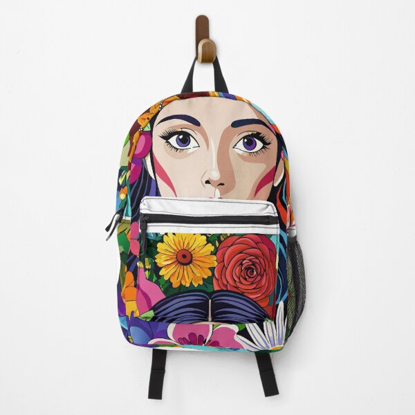 Item preview, colorful flower bouquet and woman face designed and sold by CHRONIN.