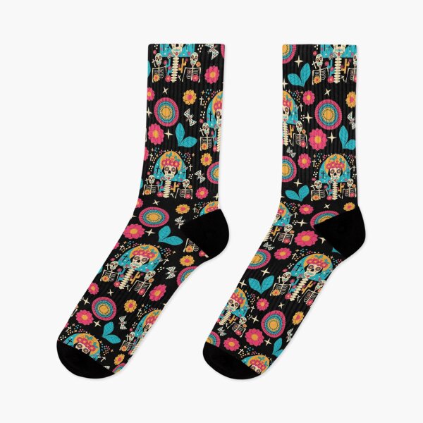 Item preview, Alive in Spirit, Dead in Style - Day of Dead Pattern on Black designed and sold by IraNiva.