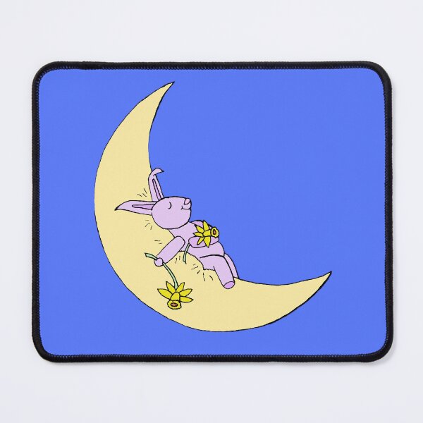 Item preview, Sleeping Bunny on the Moon Die Cut designed and sold by JoyousArt4u.