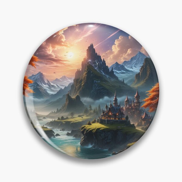 Item preview, Surreal Fantasy Landscape designed and sold by NerdscapeDC.