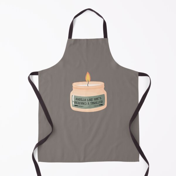 Item preview, Smells like she's reading a thriller - peach candle designed and sold by Neadoodles.