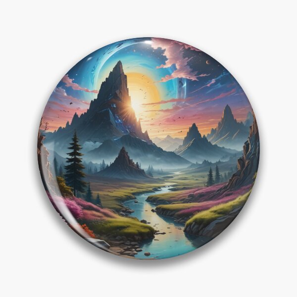 Item preview, Hidden Surreal Fantasy Landscape  designed and sold by NerdscapeDC.
