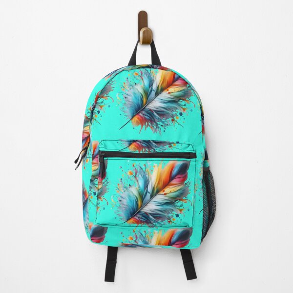 Item preview, A feather with cheerful colors designed and sold by Mr-M-2000.