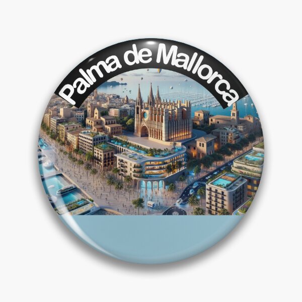 Item preview, Palma de Mallorca - Futuristic Cities designed and sold by Eric Nagel.