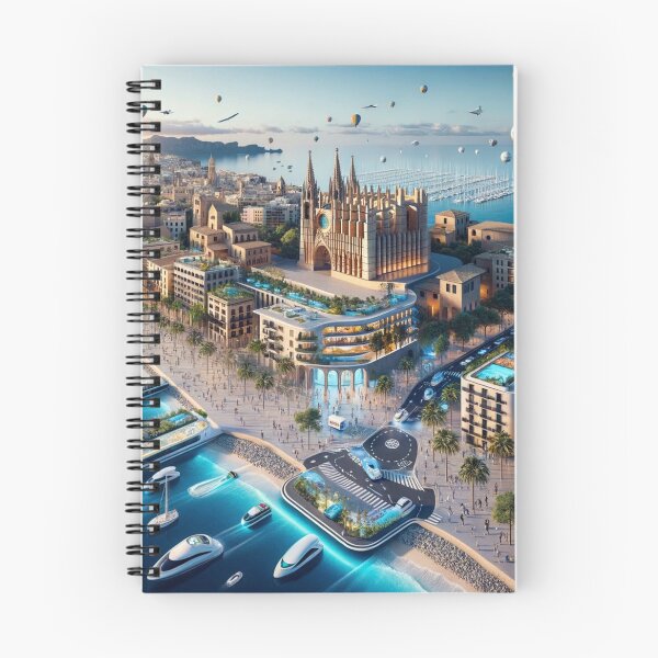 Item preview, Palma de Mallorca - Futuristic Cities designed and sold by Eric Nagel.