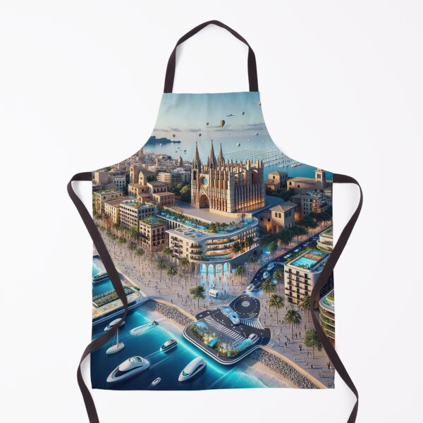 Item preview, Palma de Mallorca - Futuristic Cities designed and sold by Eric Nagel.
