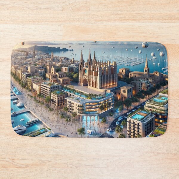 Item preview, Palma de Mallorca - Futuristic Cities designed and sold by Eric Nagel.