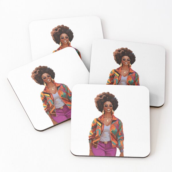 Item preview, Afro-Style Woman Geometric Vibes designed and sold by Indoni.