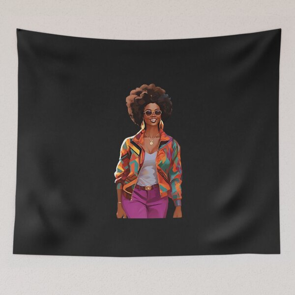 Item preview, Afro-Style Woman Geometric Vibes designed and sold by Indoni.