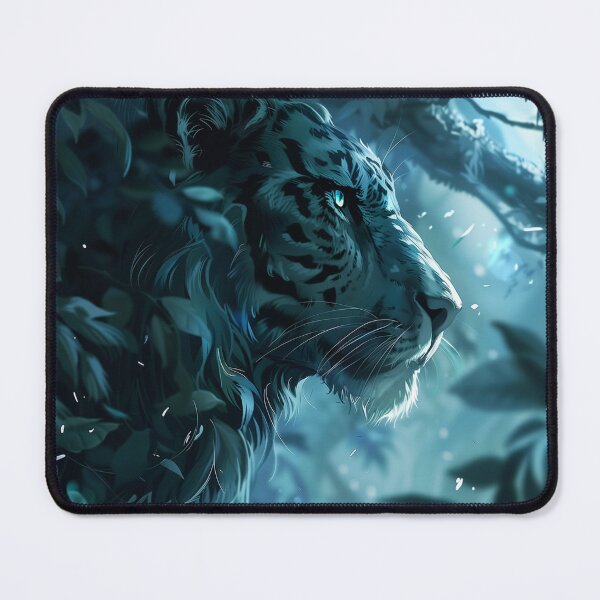Item preview, Stealthy Leopard in Moonlit Jungle designed and sold by palmyst.