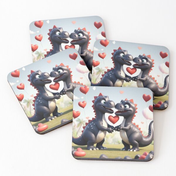 Item preview, Dinos in love designed and sold by Gdesigns7.