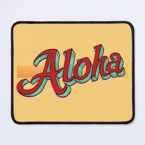 Item preview, Aloha 3D Lettering designed and sold by Corinne Alexa Jackson.