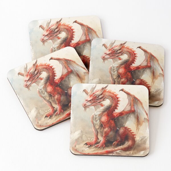 Item preview, Crimson Dragon in Deserted Land designed and sold by palmyst.