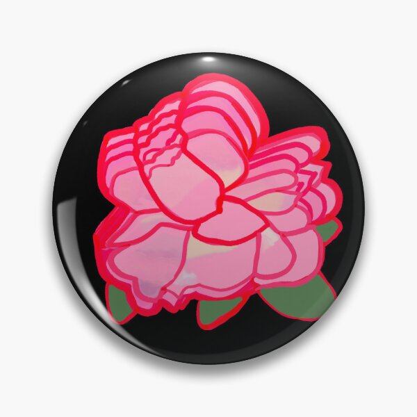 Item preview, Hand drawn Pink White Rose designed and sold by Victoria Rose.