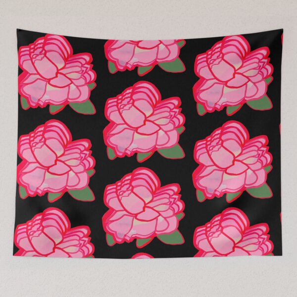 Item preview, Hand drawn Pink White Rose designed and sold by Victoria Rose.