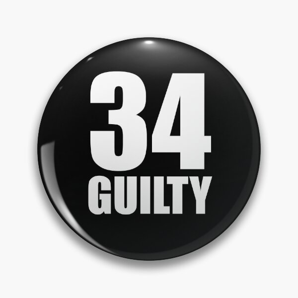 Item preview, 34 Trump Guilty Verdict Shirt designed and sold by dgavisuals.