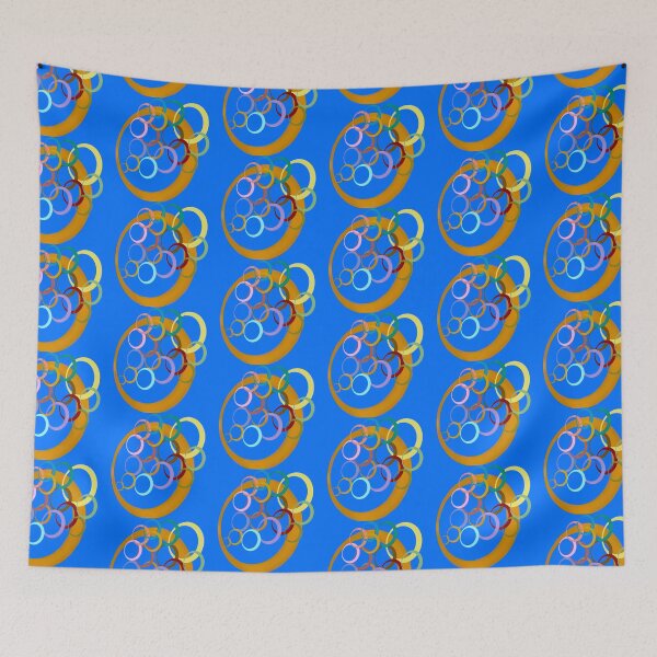 Item preview, Colourful Rings  designed and sold by Pattern Hub.
