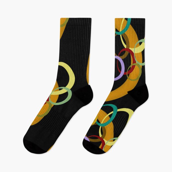 Aperçu de l'œuvre Anneaux colorés créée et vendue par Pattern Hub.