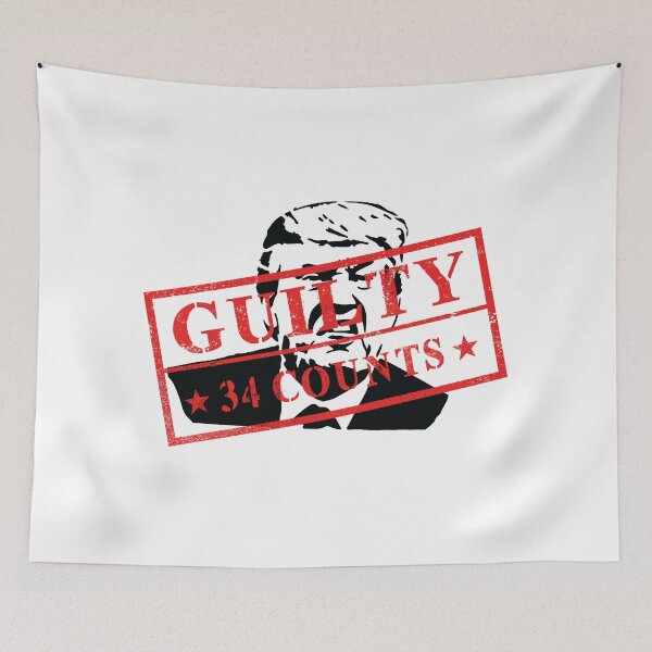 Item preview, Trump Guilty 34 Counts designed and sold by RetroPandora.