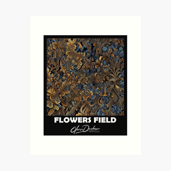 Aperçu de l'œuvre Flowers field 64 créée et vendue par olivier duchossoir.