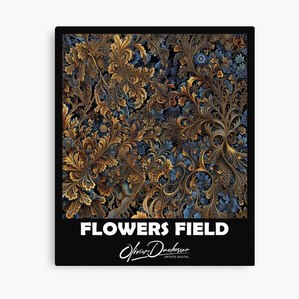 Aperçu de l'œuvre Flowers field 64 créée et vendue par olivier duchossoir.