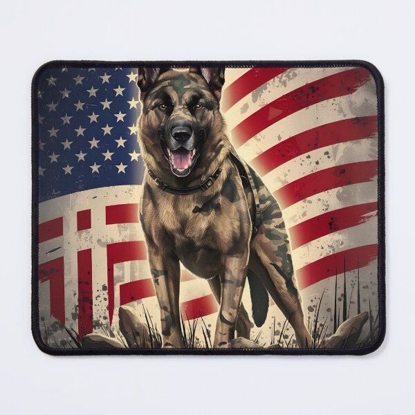 Item preview, Tough Cameo American German Sheppard 4th of July designed and sold by PlanetMarker.