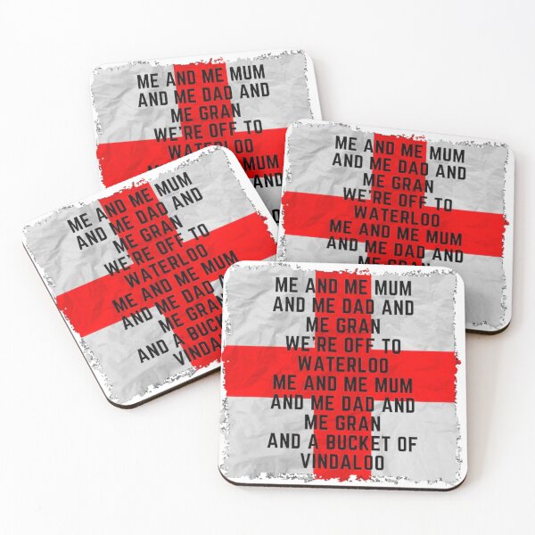 Item preview, Vindaloo - England Flag designed and sold by (Not) The Wednesday Shop.