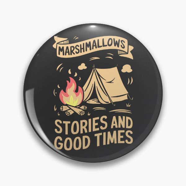 Item preview, MARSHMALLOWS STORIES AND GOOD TIMES: Camping Fire Memories designed and sold by SplashTastic.