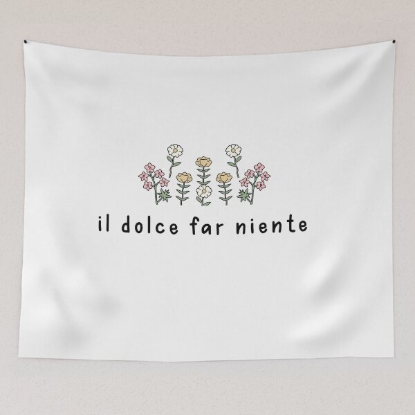 Item preview, il Dolce far niente designed and sold by LaughandLaugh.