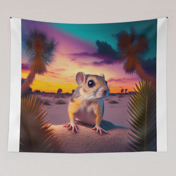 Item preview, Desert Kangaroo Rat at Twilight designed and sold by Sillytoe.