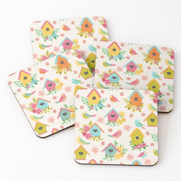 Item preview, Cute birds and birdhouses designed and sold by Cheekyleopard.