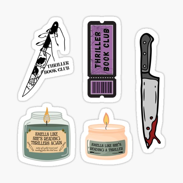 Item preview, Thriller Book Club Set designed and sold by medimidoodles.
