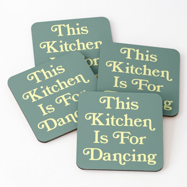 Item preview, This kitchen is for dancing (green tone) designed and sold by Paigaam.