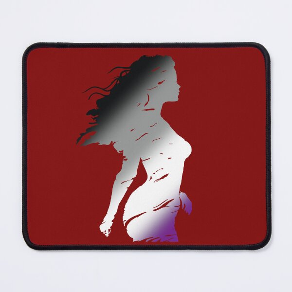 Item preview, Beautiful Silhouette of a woman in Asexual Pride Flag Colors, Ace Art designed and sold by Travelslightly.