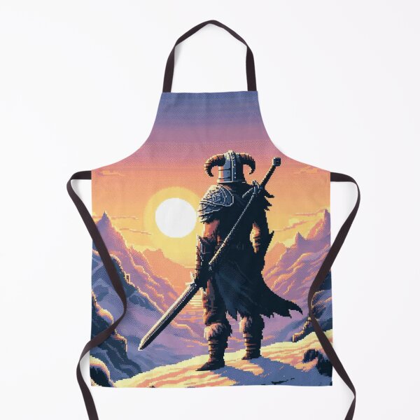 Item preview, Skyrim Beautiful Snowy Mountains Pixel Art designed and sold by Jake-Carter0.
