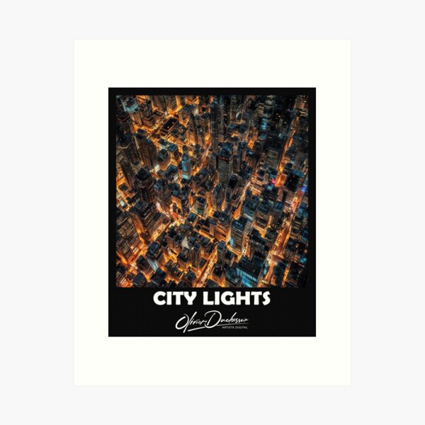 Aperçu de l'œuvre City lights 20 créée et vendue par olivier duchossoir.
