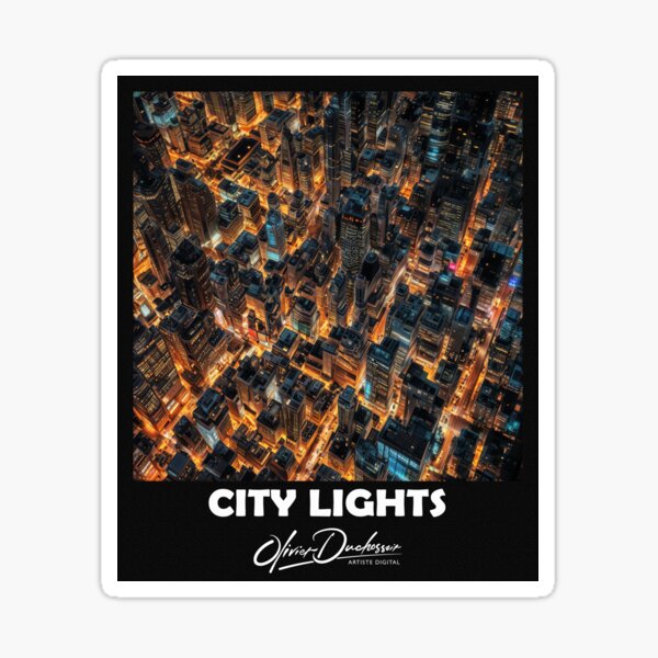 Aperçu de l'œuvre City lights 20 créée et vendue par olivier duchossoir.