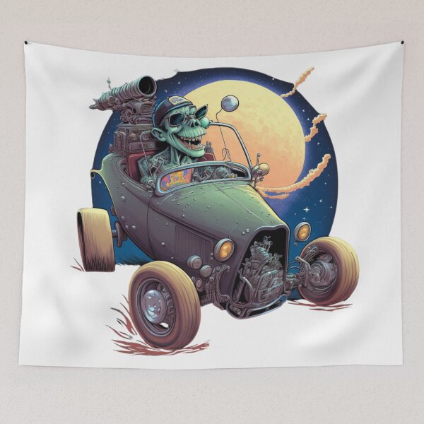 Item preview, Moon Madman's Hot Rod designed and sold by Sillytoe.
