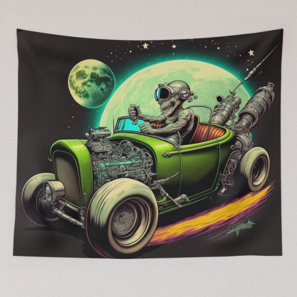 Item preview, Lunar Roadster Rampage designed and sold by Sillytoe.