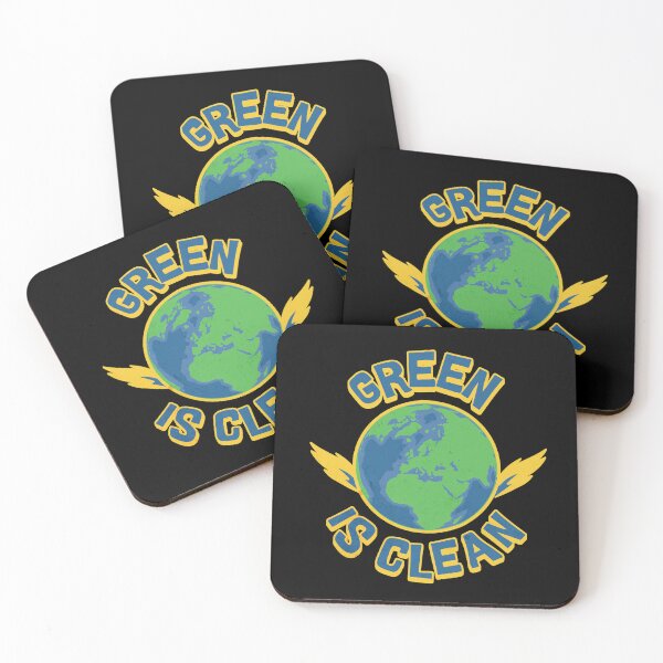 Item preview, Green Is Clean Climate Awareness designed and sold by DomTeesHaven.